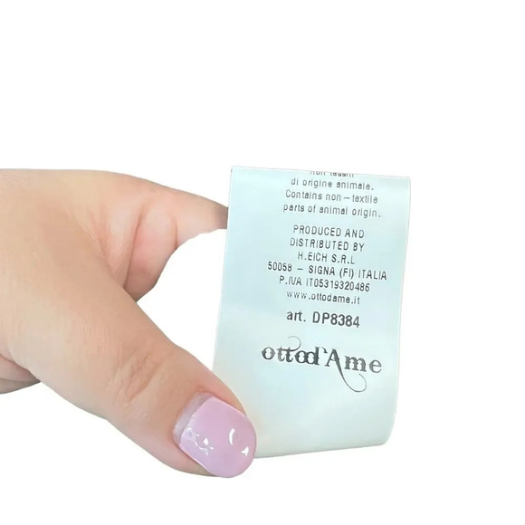 Ottod'Ame Military Green Faux Leather Jogger Pants‎ Size 46  / US 10 - Picture 15 of 15